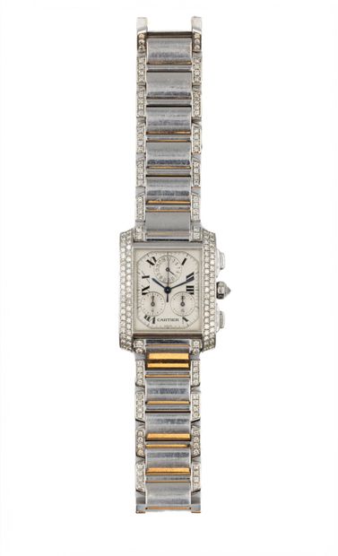CARTIER, Tank Française Chrono Reflex
Montre...