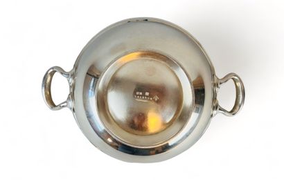 CHRISTOFLE
Coupe circulaire sur piédouche...