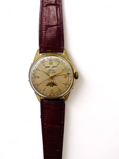 TELDA
Montre bracelet d'homme.
Boîtier circulaire...