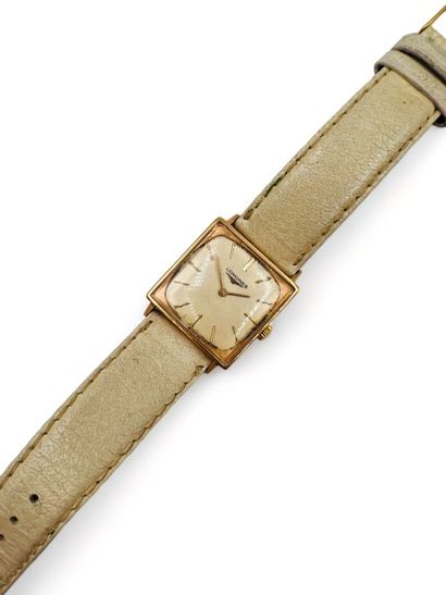 LONGINES
Montre bracelet d'homme.
Boîtier...