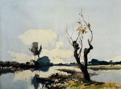 Lucien PERI (1880-1948)
The Liamone, Corsica.
Oil...