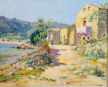 Olynthe MADRIGALI (1887-1955) 
House by the...