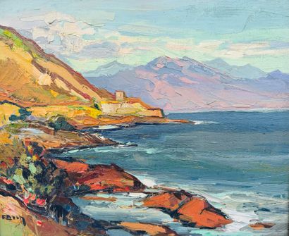 Pierre BACH (1906-1971)
The valley of Sisco,...