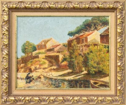 José FABRI-CANTI (1916-1994)
Washerwomen...