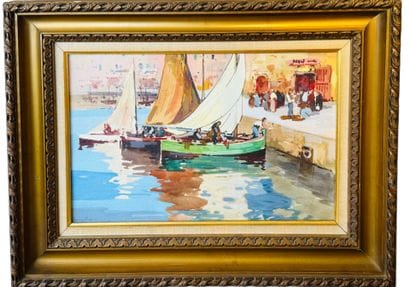 Lucien PERI (1880-1948)
Sailboats in the...
