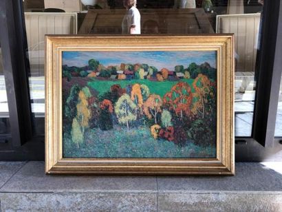 V. SEREGIN (XXth)

Bright Autumn, 1987

Oil...