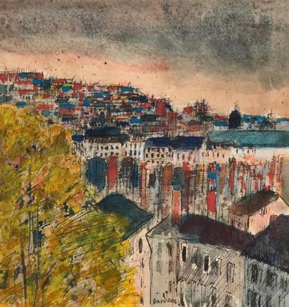 Guy BARDONE (1927-2015)

City view

Ink and...