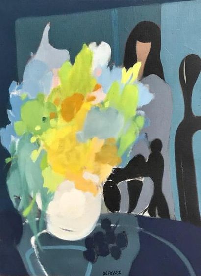 Freddy DEFOSSEZ (1932)

Bouquet and character

Oil...