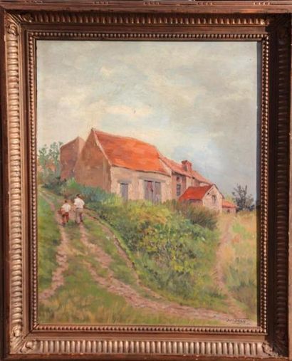 J. JOLY 

Country landscape

Oil on isorel....