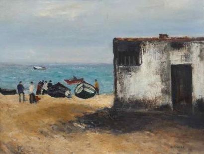 Gaston SEBIRE (1920-2001)

The beach

Oil...