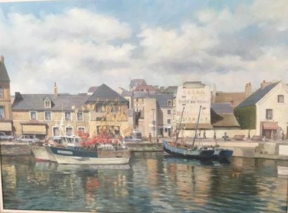 Jean KERGUENNE (1921)

Port in Brittany

Oil...