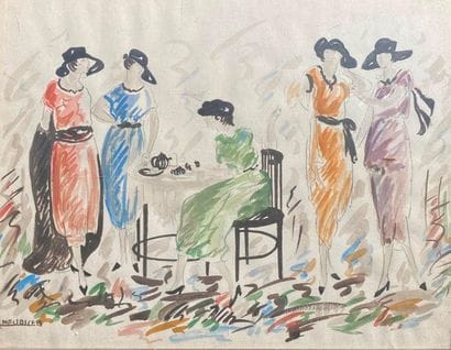 André MEURICE (XX)

The elegant

Watercolour...
