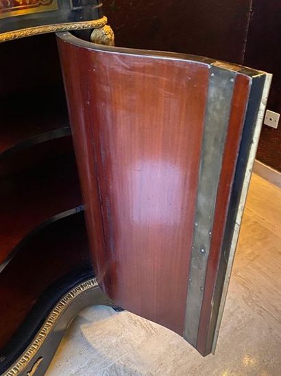 Sideboard with a veneer and marquetry of...