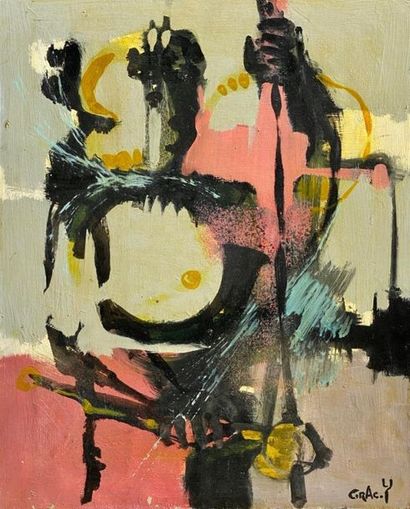 Yvon GRAC (1945)

The warrior

Oil on panel....