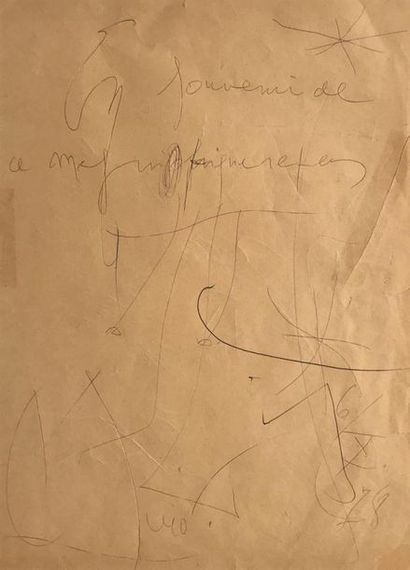 Joan MIRO (1893-1983)

Abstract composition...