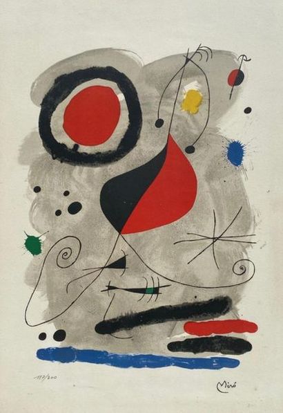 Joan MIRO (1893-1983), according to

Composition

Colour...