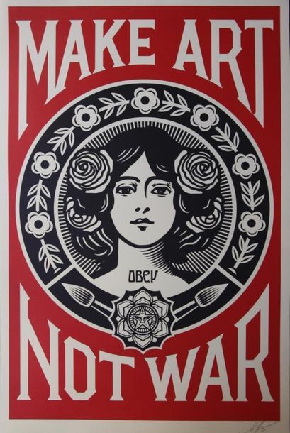 Shepard FAIREY (1970), known as OBEY 

Make...
