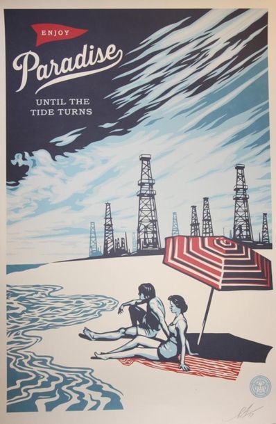 Shepard FAIREY (1970), known as OBEY 

Paradise...