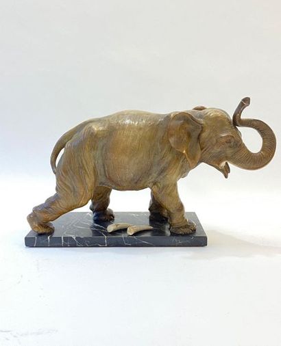 Jules DAUMISSE

Terracotta elephant on a...