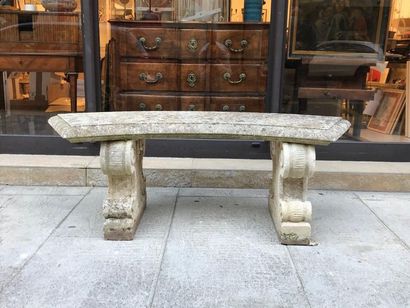 Pair of reconstituted stone benches

49 x...