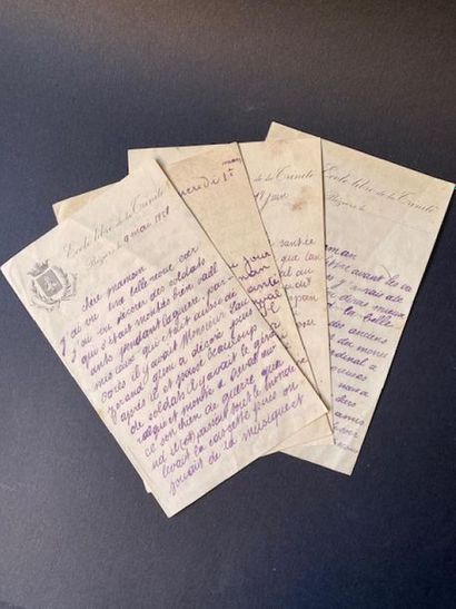 Charles TRENET (1913-2001)

Set of 4 letters...