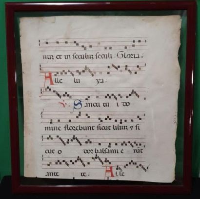 Page de partition du XVIe siècle

37 x 38...