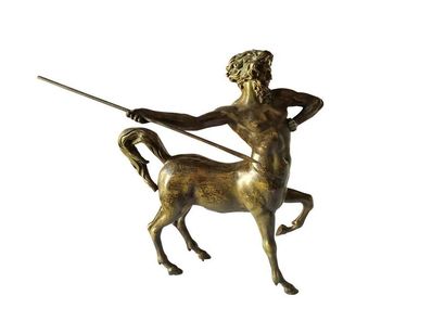 Sujet en bronze figurant un centaure dans...