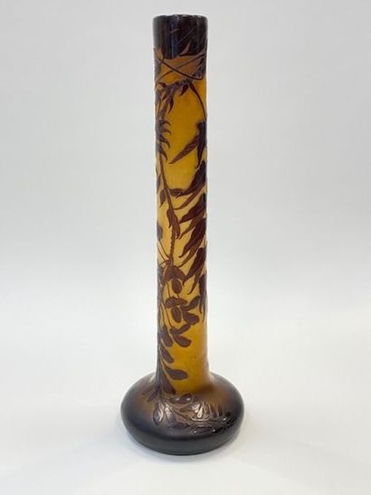 Émile GALLÉ (1846-1904)

Grand vase soliflore...