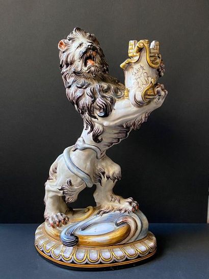 Emile GALLE (1846-1904)

Candélabre en faïence...