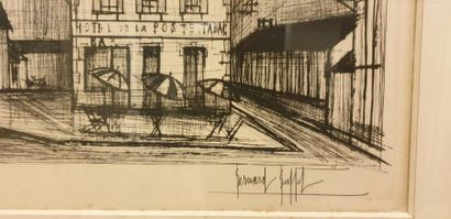 Bernard BUFFET (1928-1999)

Hôtel de la Poste

Pointe...