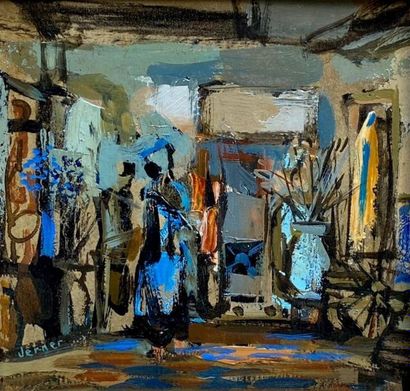 VERNER (1923-1991)

L'atelier bleu

Huile...