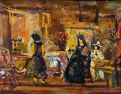 VERNER (1923-1991)

La veuve espagnole

Huile...