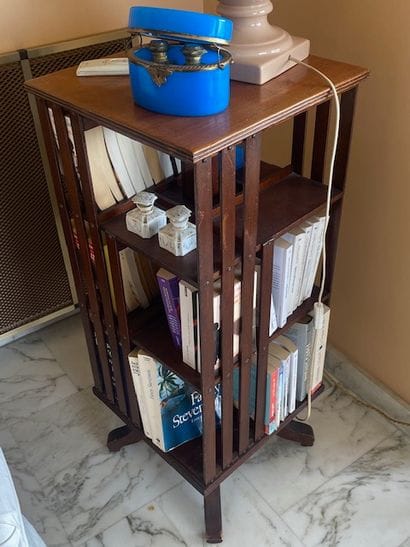 Bibliothèque de marine en acajou 92 x 37...