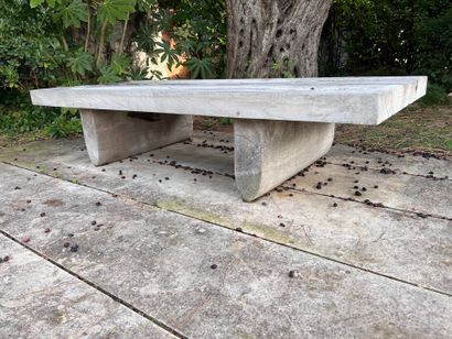 Travail balinais
Table basse en bois brut...