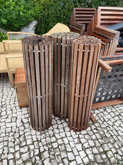 Set of three teak slats
197 x 100 cm