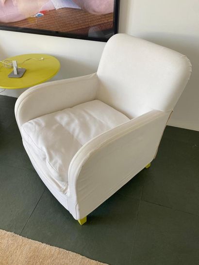 Vico MAGISTRETTI for DE PADOVA 
Pair of armchairs...