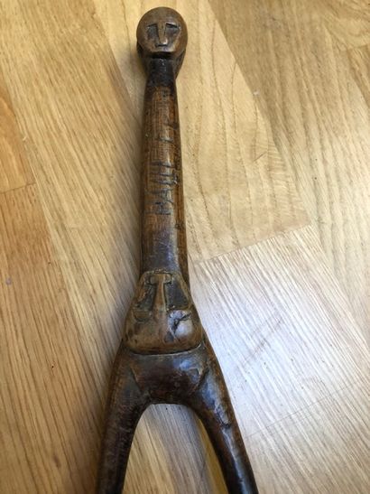 Set of tribal art objects and musical in...
