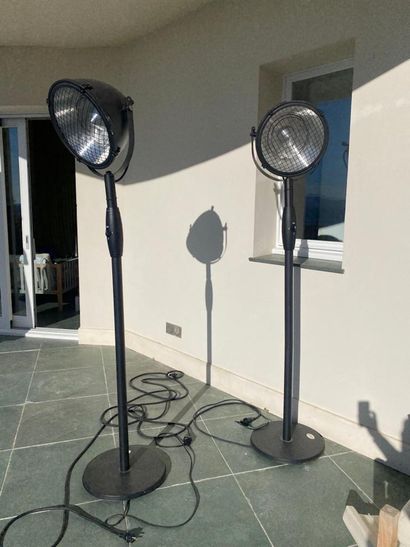 Pair of FAVEX outdoor radiators on stand
H...
