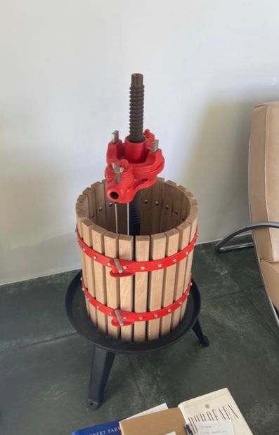 Manual grape press
