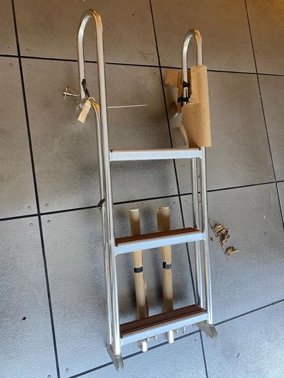 Boat ladder and small propeller