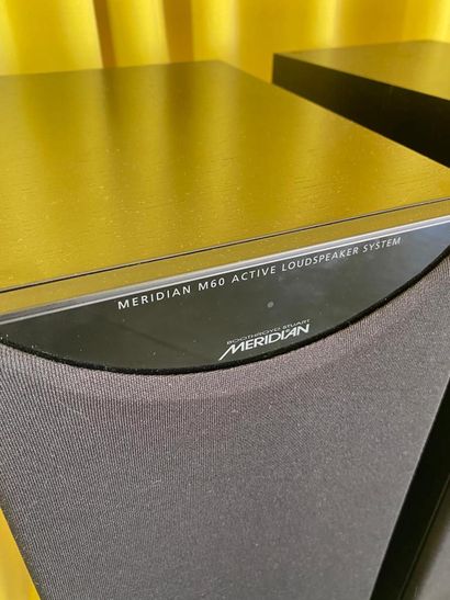 Pair of MERIDIAN speakers
(sold as is, without...
