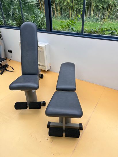 Two VECTRA reclining weight benches