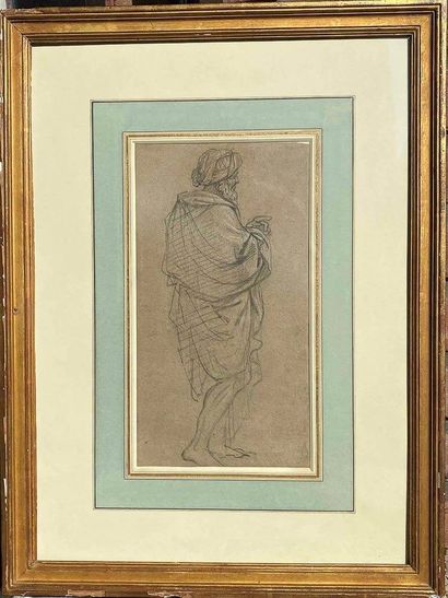 École du XIXe siècle
«Vieil homme au turban»
Fusain...