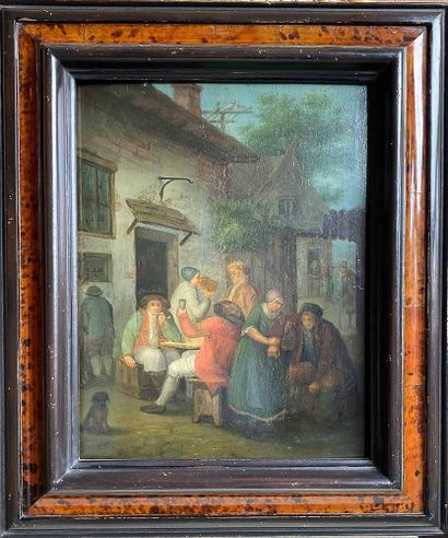 Ecole hollandaise du XVIIe siècle
Scène de...