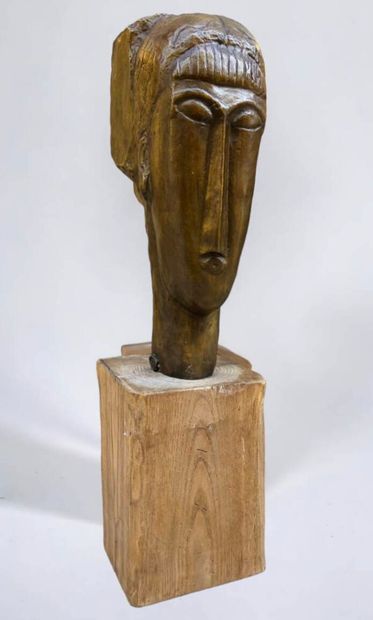 Amedeo MODIGLIANI (1884-1920), d’après 
Tête...