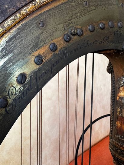 ERARD Frères - Paris
Harpe en bois et stuc...