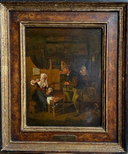 Adriaen VAN OSTADE (1610-1685), dans le goût...