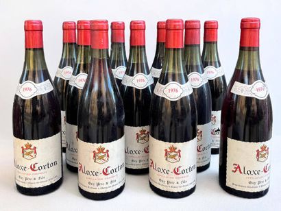 11 bottles of 1976 Aloxe-Corton, Gay père...