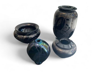 Robert PIERINI (1950)
Lot de quatre vases...