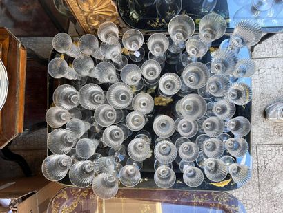 Important part of a crystal stemmed glass...